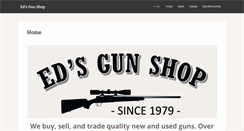 Desktop Screenshot of edsgunshop.com